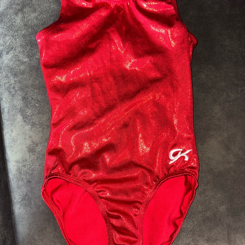 Shiny Red Leotard